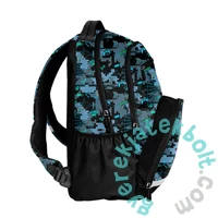 BeUniq iskolatáska, hátizsák - 2 rekeszes - terepminta (BU25GR-2804)