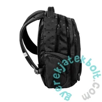 BeUniq iskolatáska, hátizsák - 3 rekeszes - Game - fekete (BU25GP-2908)