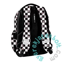 BeUniq iskolatáska, hátizsák - 3 rekeszes - Pepita , virágos (BU25KW-2706)