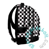 BeUniq iskolatáska, hátizsák - 3 rekeszes - Pepita , virágos (BU25KW-2706)