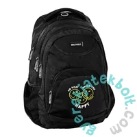 BeUniq iskolatáska, hátizsák - 3 rekeszes - Smiley Happy (SM25LI-2708)