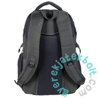 BeUniq iskolatáska, hátizsák - 3 rekeszes - Szürke (BUGR-30060)