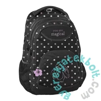 BeUniq Lilo és Stitch hátizsák, iskolatáska - 3 rekeszes - Black