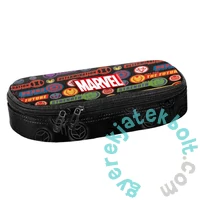 BeUniq Marvel ovális tolltartó - Jelvények (AV24XX-013)