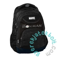 BeUniq Marvel hátizsák, iskolatáska - 3 rekeszes - Ironman Holo