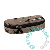 BeUniq Unikornis ovális tolltartó - Brown