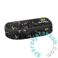 BeUniq ovális tolltartó - Black, green (BU25BR-013)