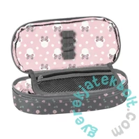BeUniq ovális tolltartó - Disney - Minnie Mouse - szürke-rózsaszín (DM24TT-013)