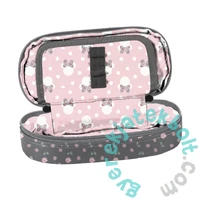 BeUniq ovális tolltartó - Disney - Minnie Mouse - szürke-rózsaszín (DM24TT-013)