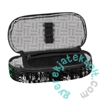 BeUniq ovális tolltartó - fekete, zöld (BU25PI-013)