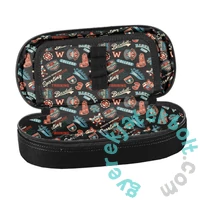 BeUniq ovális tolltartó - Leauge - Fekete (BU25BL-013)