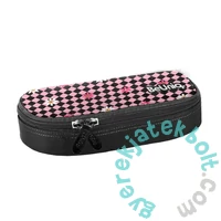 BeUniq ovális tolltartó - Pepita, pink (BU25KR-013)