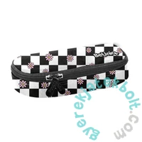 BeUniq ovális tolltartó - Pepita, virágos (BU25KW-013)