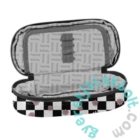 BeUniq ovális tolltartó - Pepita, virágos (BU25KW-013)