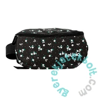 BeUniq Virágos övtáska - Black