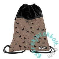 BeUniq Unikornis zsinóros hátizsák, tornazsák - Brown