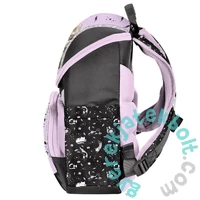 Cicás ergonomikus iskolatáska - fekete, lila (PP25CE-575)