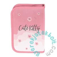 Cicás ergonomikus iskolatáska szett felszerelt kihajtható tolltartóval - Cute Kitty (PP26CK-525-1-szett)