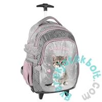 Paso - Cicás gurulós hátizsák, iskolatáska - Sweet Kitty (PPP23KC-997)