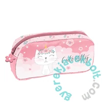Cicás szögletes tolltartó - Cute Kitty (PP26CK-004)