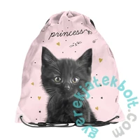 Cicás ergonomikus iskolatáska szett felszerelt kihajtható tolltartóval- Black Cat (PP26BC-525-1-szett)