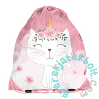 Cicás ergonomikus iskolatáska szett felszerelt kihajtható tolltartóval - Cute Kitty (PP26CK-525-1-szett)