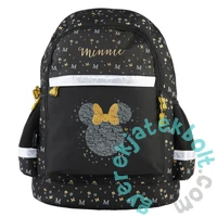 Disney - Minnie ergonomikus iskolatáska, hátizsák - 2 rekeszes - arany-fekete (DM24CC-116)