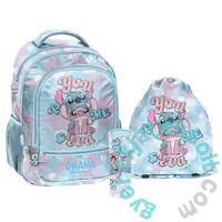  Disney - Stitch iskolatáska szett kihajtható tolltartóval - Angel Ohana (DS26WW-260-2-szett)