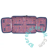 Disney - Stitch ergonomikus iskolatáska szett kihajtható tolltartóval - Angel Aloha (DS26VV-525-2-szett)
