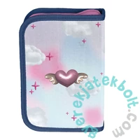 Disney - Stitch ergonomikus iskolatáska szett kihajtható tolltartóval - Exp. 626 (DS26ZZ-525-2-szett)