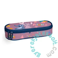 Disney - Stitch iskolatáska szett ovális tolltartóval - Angel Aloha (DS26VV-276-1-szett)