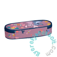 Disney - Stitch iskolatáska szett ovális tolltartóval - Angel Aloha (DS26VV-276-1-szett)