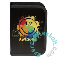 Emoji felszerelt kihajtható tolltartó - Be Awesome (SM24LP-P001)