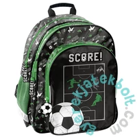 Focis hátizsák, iskolatáska - 3 rekeszes - zöld, fekete (PP25FA-090)