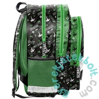 iskolatáska - 3 rekeszes - zöld