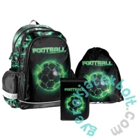 Focis iskolatáska szett kihajtható tolltartóval - Football (PP26FG-081-1-szett)