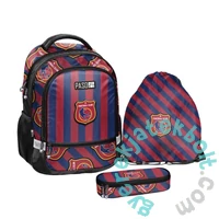 Focis iskolatáska szett ovális tolltartóval - Football Club Stripes (PP26FT-260-1-szett)