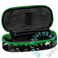 Focis ovális tolltartó - zöld, fekete (PP25FA-013)