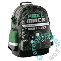 Paso - Game iskolatáska, hátizsák - 3 rekeszes - Pixel (PP23HL-116)