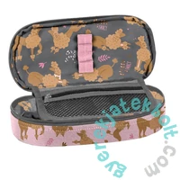 Kutyás ovális tolltartó - Hi (PP24PU-013)