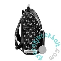 Paso - Unikornis ergonomikus iskolatáska - Black (PP23OL-525)