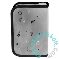 Lovas felszerelt kihajtható tolltartó - fekete-fehér (PP24KE-P001)