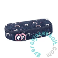 Lovas ovális tolltartó - sötétkék (PP24HR-013)