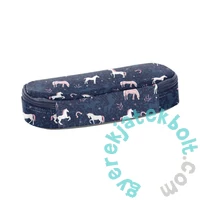 Lovas ovális tolltartó - sötétkék (PP24HR-013)