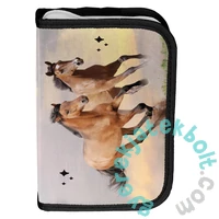 Lovas kihajtható tolltartó - Lovely Horses (PP25HA-P001BW)