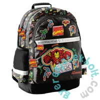 Paso - Marvel - Vasember iskolatáska, hátizsák - 3 rekeszes - Ironman (AV23RR-116)