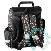 Minnie Mouse ergonomikus iskolatáska - Black, Flower (DM25RR-525)