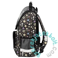 Minnie Mouse ergonomikus iskolatáska - Black, Flower (DM25RR-525)