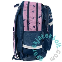 Minnie Mouse ergonomikus iskolatáska, hátizsák - 2 rekeszes - kék,pink (DM25EE-116)