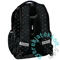 Minnie Mouse ergonomikus iskolatáska, hátizsák - 3 rekeszes - Fekete, Masnis (DM25XX-276)
